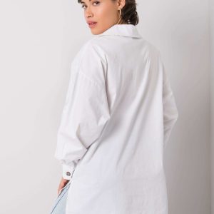 Wholesale White shirt with pockets Elora RUE PARIS