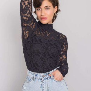 Wholesale Frieda RUE PARIS black lace blouse