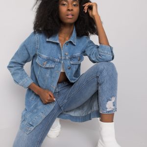 Wholesale Blue denim jacket Stella RUE PARIS