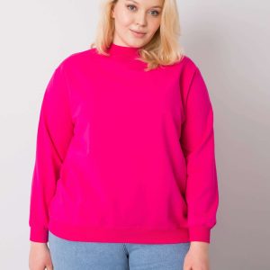 Wholesale Fuchsia plus size sweatshirt Harmony