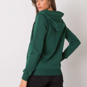 Wholesale Sachi RUE PARIS Dark Green Hoodie