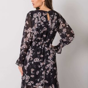 Wholesale Black Floral Dress Tamila RUE PARIS