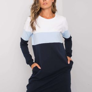 Wholesale Navy blue dress Feliciana RUE PARIS