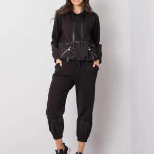 Wholesale Black casual set Jade RUE PARIS