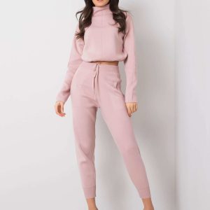 Wholesale Pink knitted set Bernardine RUE PARIS