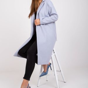 Wholesale Gray coat for women without hood Hettie RUE PARIS