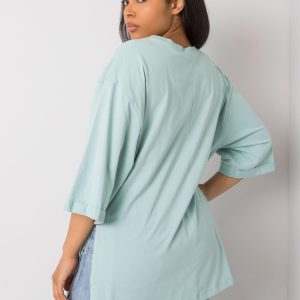 Wholesale Mint t-shirt plus size Olette RUE PARIS